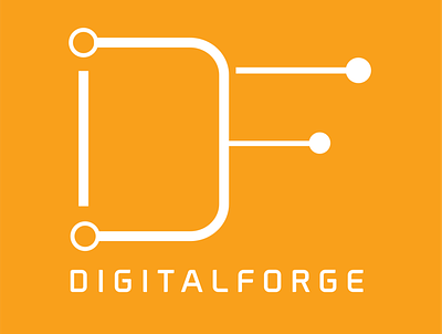 Digital Forge - A Digital Marketing Agency branding design dforge digital digital forge digital forge logo digital logo digital marketing agency forge logo illustration logo ui ux vector