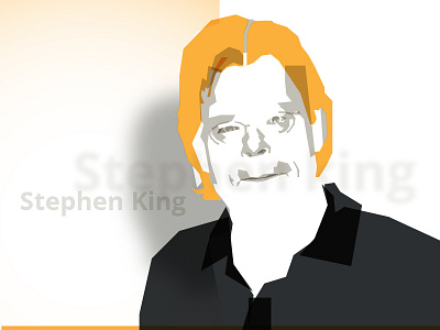 Stephen King editorial illustration portrait stephen king