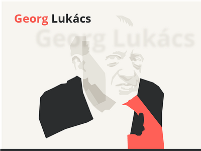 Le Magazine littéraire editorial georg lukács georg lukács illustration minimal portrait