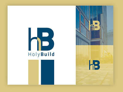 Logo for HolyBuild branding graphic design logo webdesign