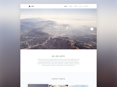 AEPO Web codeable photography responsive simple theme web website wordpress