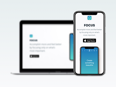 FOCUS APP - Website app focus getfocus iphonex mobile simple slacking takeiteasy taskmanager tasks todo website