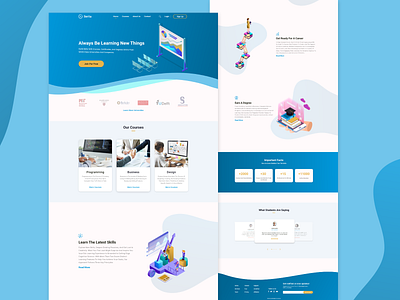 education landing page