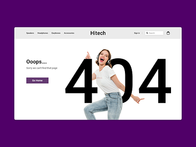 404 page app daily ui dailyui design logo minimal typography ui ux vector web