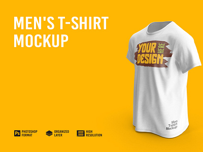 Men's T-Shirt Mockup Design