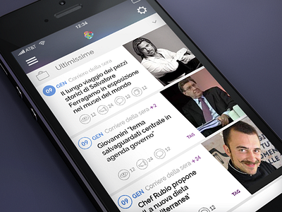 New Design for Newscron APP app app design design ios application iphone iphone app news ui ux