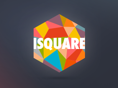 Logo Isquare branding design logo