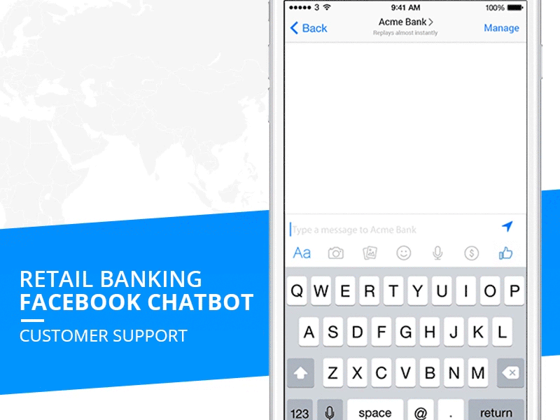 Facebook Messenger Bank Bot for Customer Support