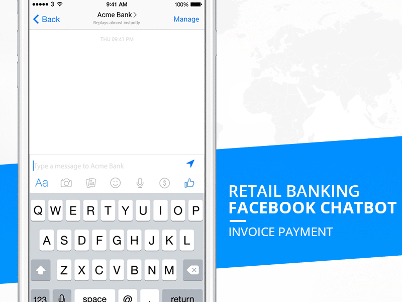 Facebook Retail Bank Bot - Invoice Payment bot facebook messenger