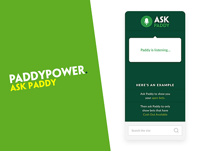 Paddy Power Ask Paddy ai betfair paddypower sportsbook voice