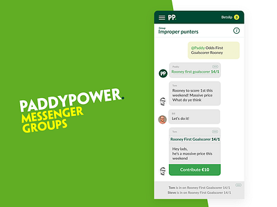Paddy Power Messenger betfair groups messenger paddypower sportsbook