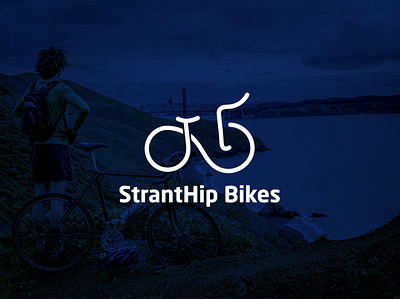 bicycle Logo abstract bicycle branding creative flatdesign icon journey logo minimalist shop simple travel vector