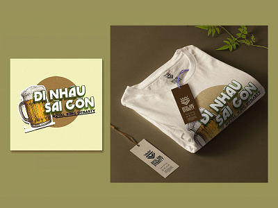 Drinking in HCMC T-shirt t shirt t shirt mockup tshirt tshirtdesign