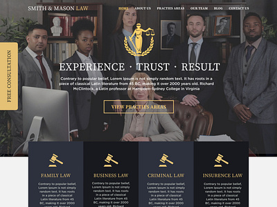 Law website design