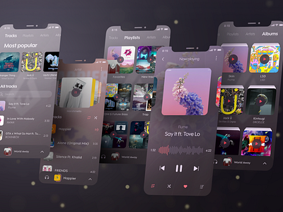 Audio player | UI UX Design, App, Mobile app apple audio player design figma illustration logo mobile sketch ui ux vector web