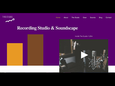 Awarded Recording Studio WordPress Landing Page Theme design themes themify ui ui design ux web web design website websites wordpress theme wordpress themes