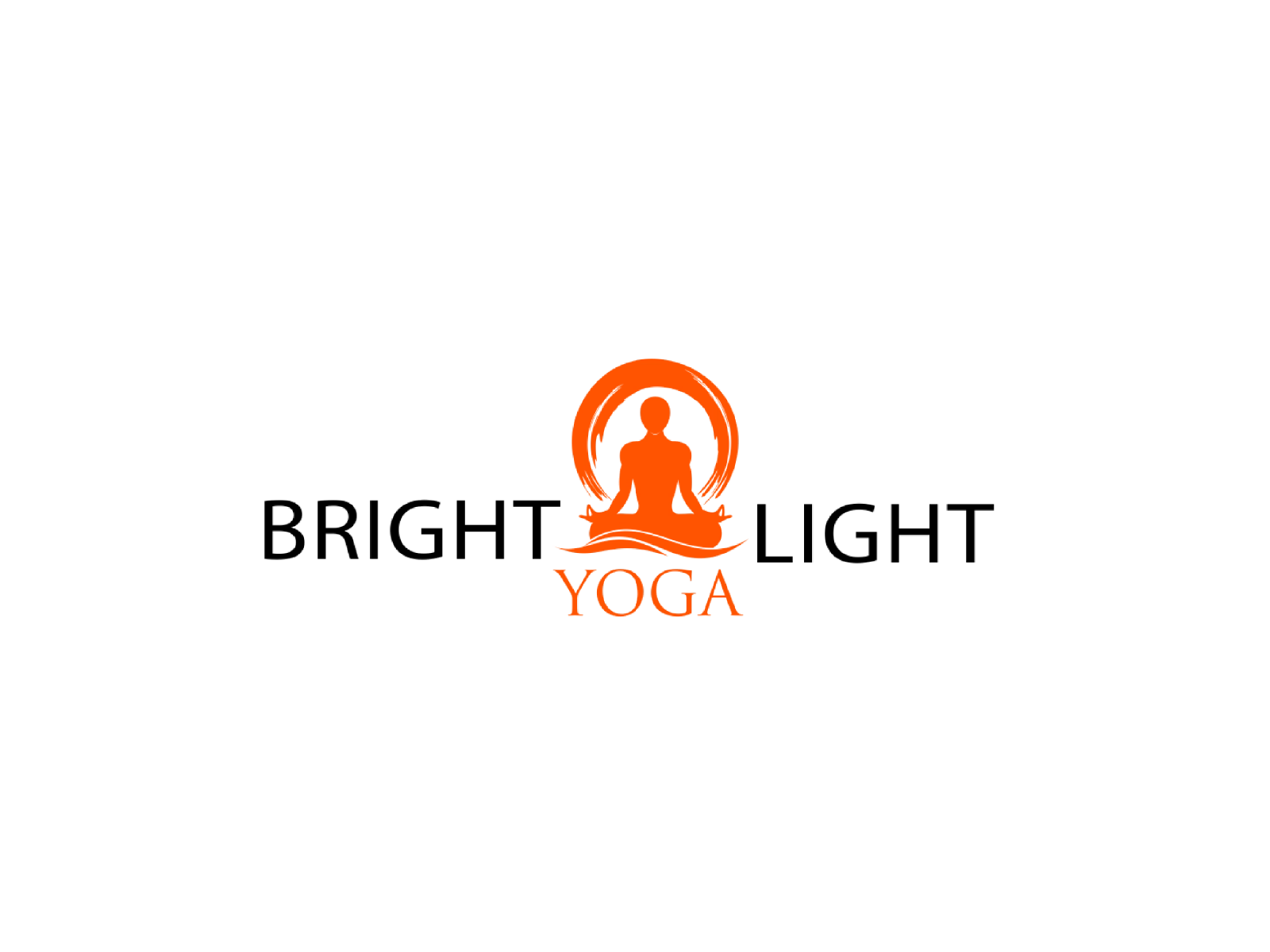 brightlight yoga logo by 4R1S on Dribbble