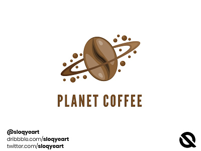 Planet Coffee art beans branding coffee design drink espresso icon illustration logo ui vector