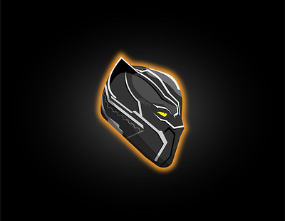 Black Panther art black branding design icon illustration logo panther superhero ui vector