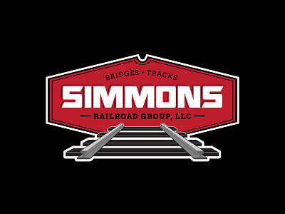 Simmons Railroad Group Logo brand identity design logo