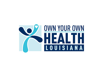 Own Your Own Health Louisiana Logo brand identity design logo