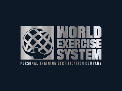 World Exercise System Logo brand identity design logo