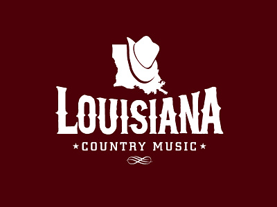 Louisiana Country Music Logo brand development branding country design logo louisiana music