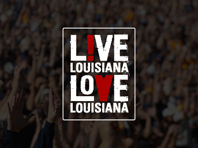 Live Louisiana, Love Louisiana Logo brand development branding country design logo louisiana music