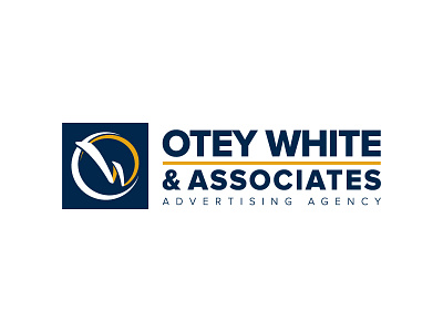 Otey White & Associates Logo brand development branding design logo louisiana otey white associates