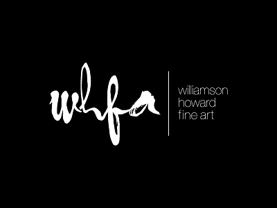 Willamson Howard Fine Art Logo brand development branding design fine art logo louisiana painting