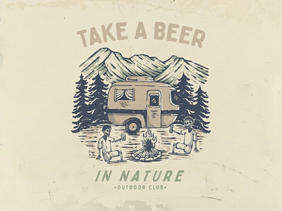 Take a Beer apparel appareldesign art artworkforsale branding clothing designforsale graphic graphic design graphictees handdrawn logodesigner mountains pinterest streetwear supplyanddesign surf teesdesign wanderlust