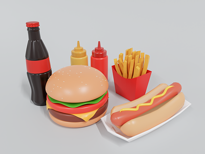 Odamam 3D Illustration Kit 🍔