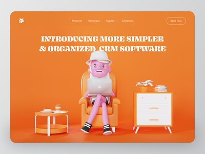 Collab.co - CRM Service Website Landing Page