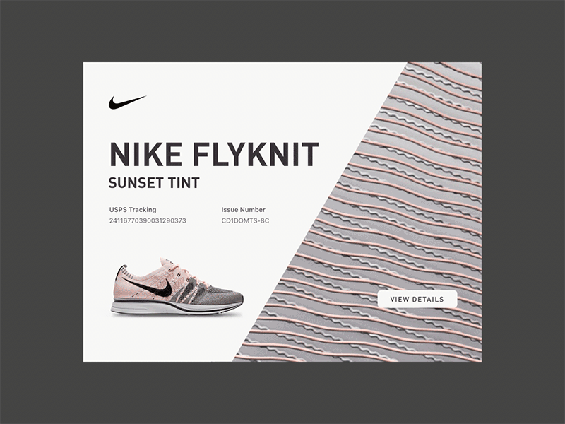 Daily UI / Day 017 100daysofui dailyui day017 email email receipt nike principle receipt shoes