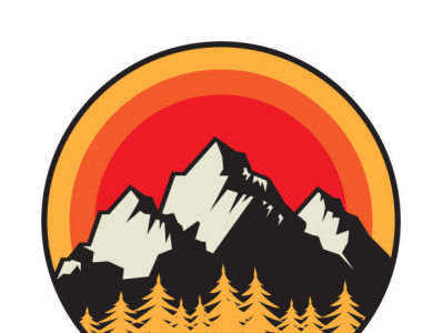 Illustration Mountain Design by Mirza app branding business cards design graphic design icon illustration logo ui vector