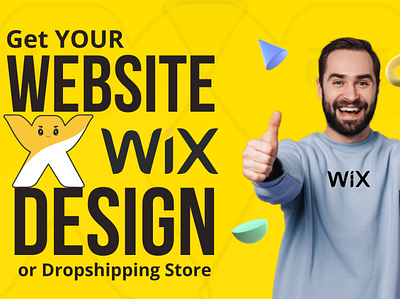 WIX Website Design & Dropshipping Store Development branding business cards design graphic design icon illustration logo ui ux vector wix
