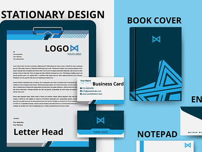 Modern logo, business card stationary corporate identity