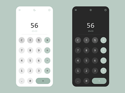 Standard Calculator | UI/UX Practice #004 calculator daily ui dailyui design green practice standard calculator ui uiux ux