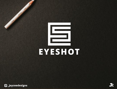 Eye shot branding design graphic design logo logo design minimal vector