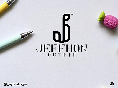 Jeffhon outfit branding design graphic design logo logo design minimal vector