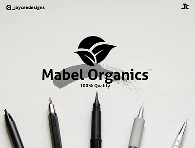 Mabel organics branding design graphic design logo logo design minimal vector