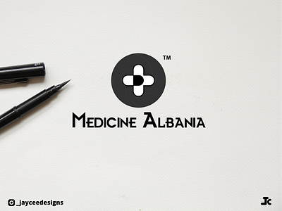 Medicine Albania branding design graphic design logo logo design minimal vector