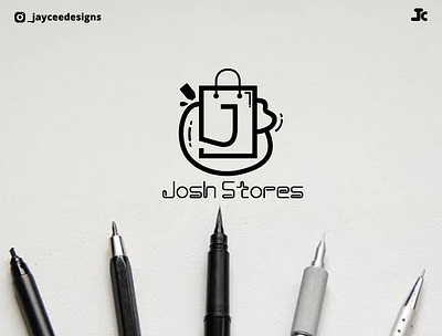 JOSH STORES branding design graphic design illustration logo logo design minimal motion graphics vector