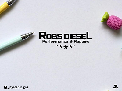 ROBS DIESEL branding design graphic design illustration logo logo design minimal vector