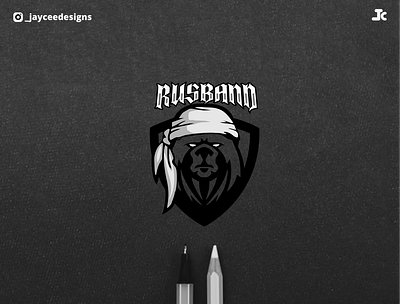 RUSBAND branding design graphic design illustration logo logo design minimal vector