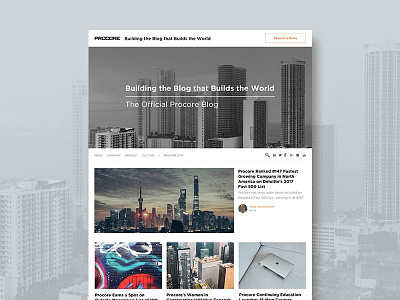 Procore Blog Redesign