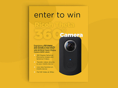 360 Camera Flyer flyer giveaway print