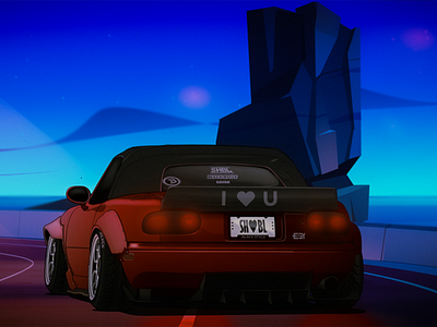 Miata illustration (Lover Version)