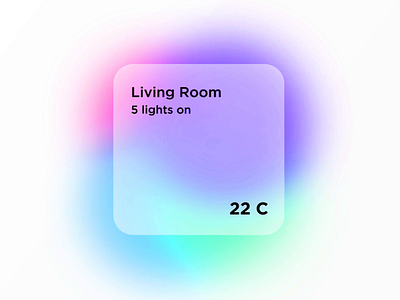Home Tile app gradient home app home automation hue invision studio ios iphone mobile philips hue smart home tile ui ux