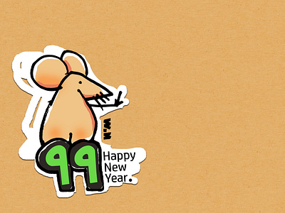 new 5 character illustraion iran mouse